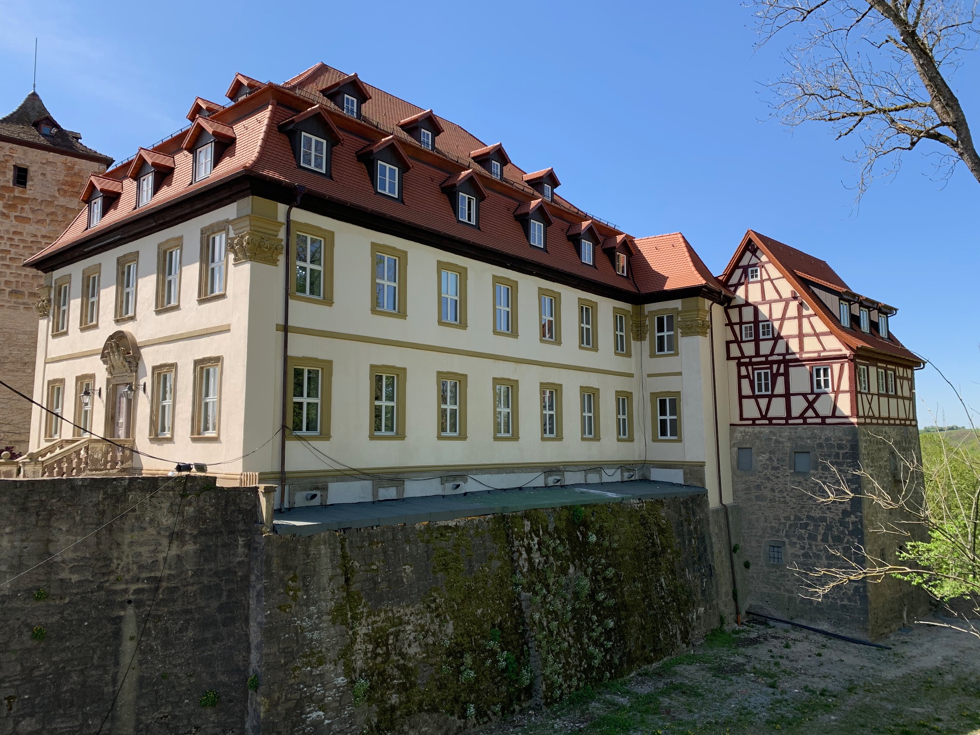 Denkmalschutz Holzfenster Barockschloss