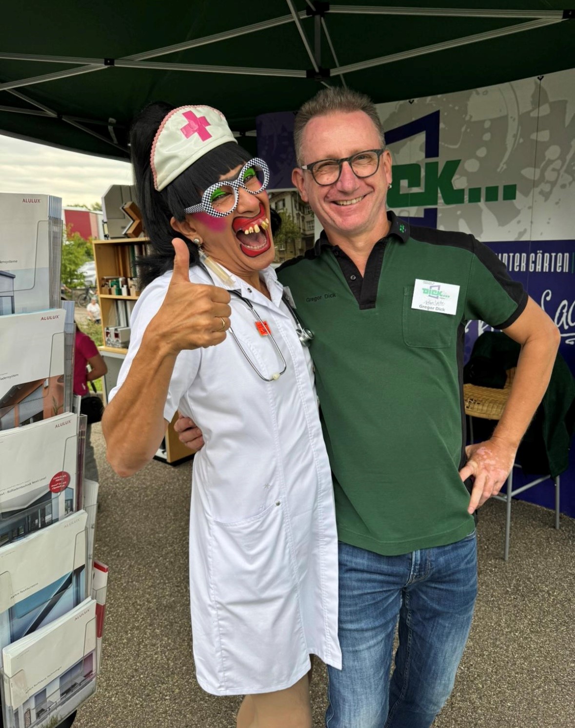 Sr. Chef mit Schwester Bärbel